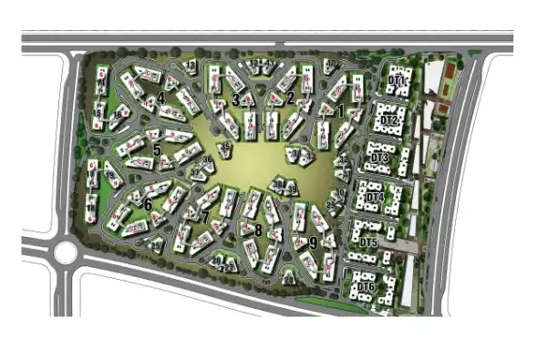 Bloom Fields typical floor 3 bedrooms